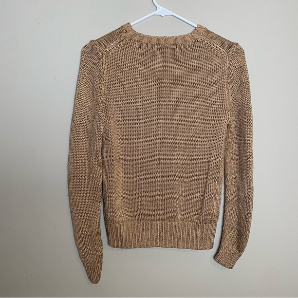 Polo Ralph Lauren Gold American Flag Sweater - Picture 4 of 11